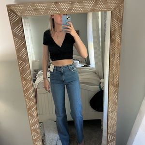 brandy melville tie tshirt